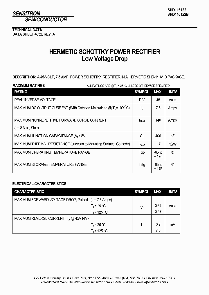 SHD116122_1165068.PDF Datasheet