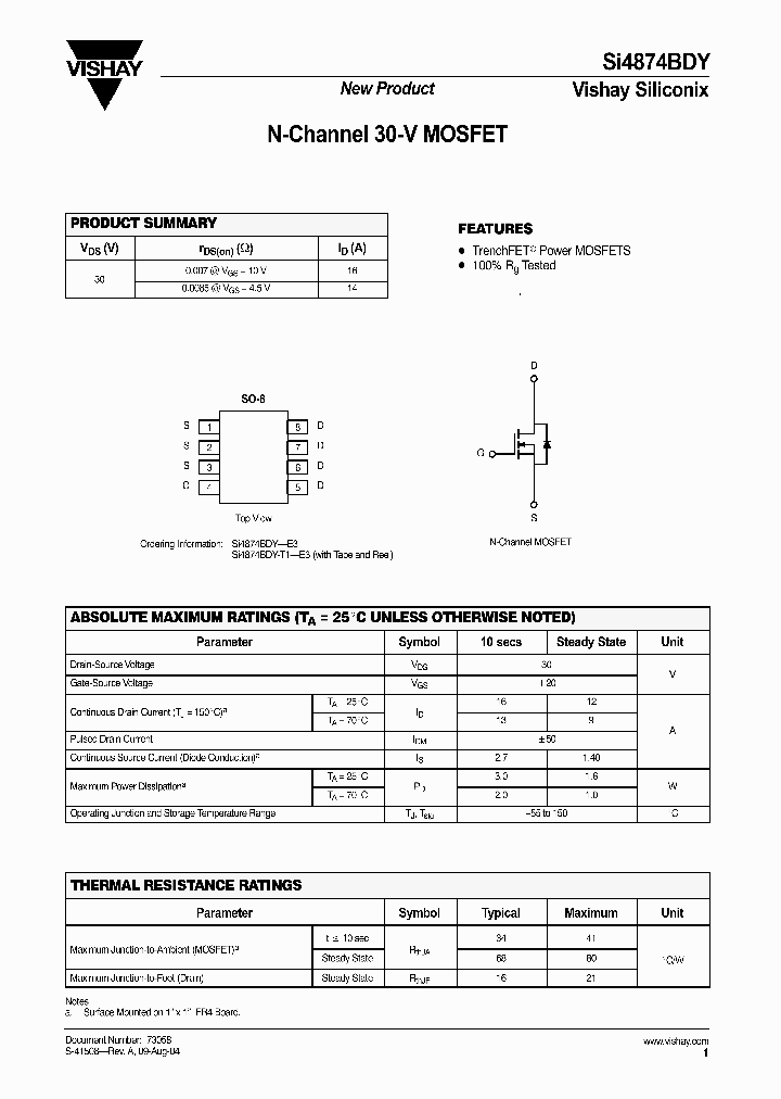 SI4874DY_1308883.PDF Datasheet