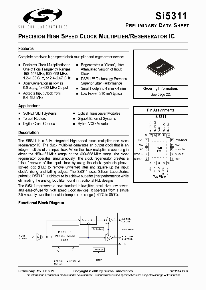 SI5311-BM_1308949.PDF Datasheet