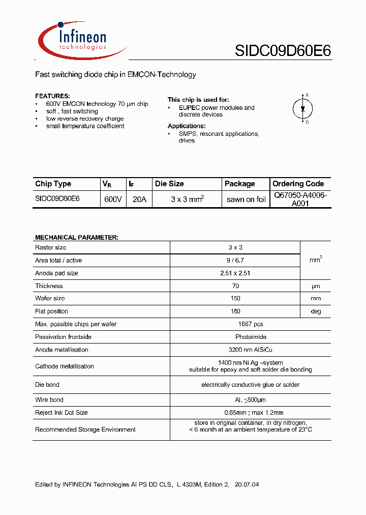 SIDC09D60E6_1309363.PDF Datasheet