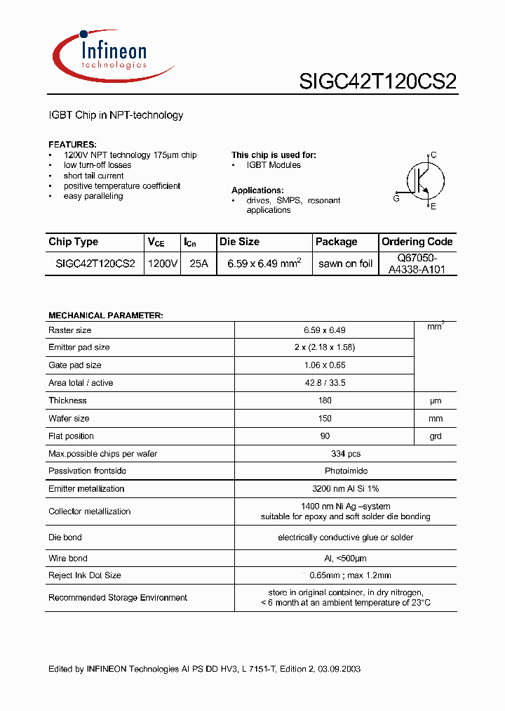 SIGC42T120CS2_1309452.PDF Datasheet