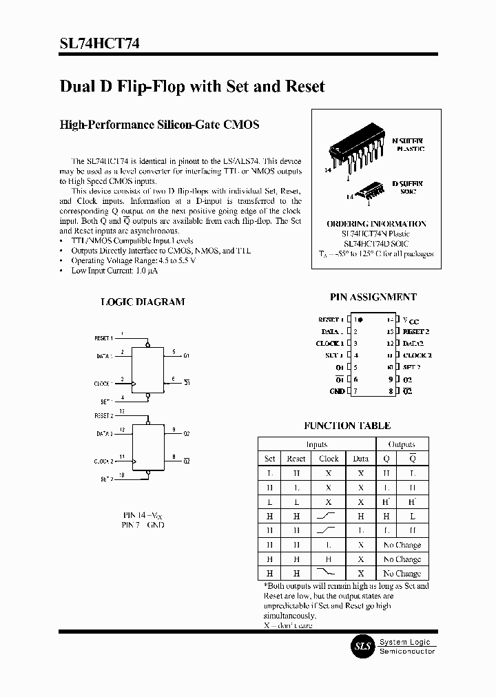 SL74HCT74N_1310201.PDF Datasheet