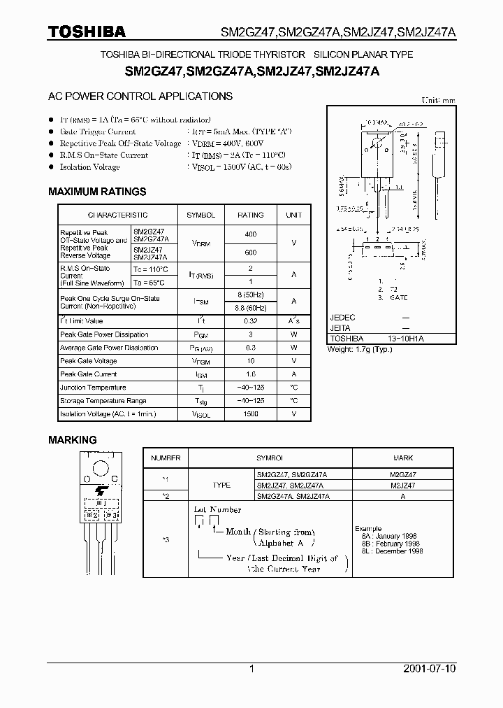 SM2JZ47A_1310577.PDF Datasheet