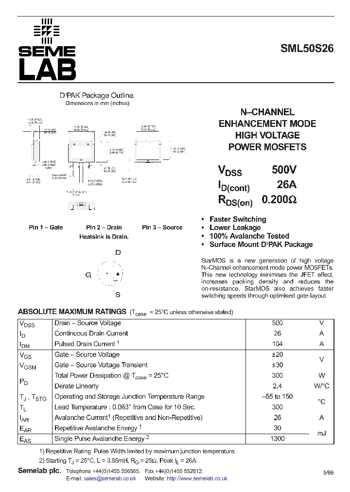 SML50S26_1170523.PDF Datasheet