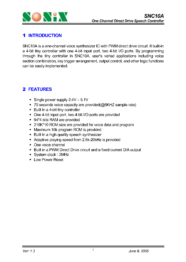 SNC10A05_1313992.PDF Datasheet