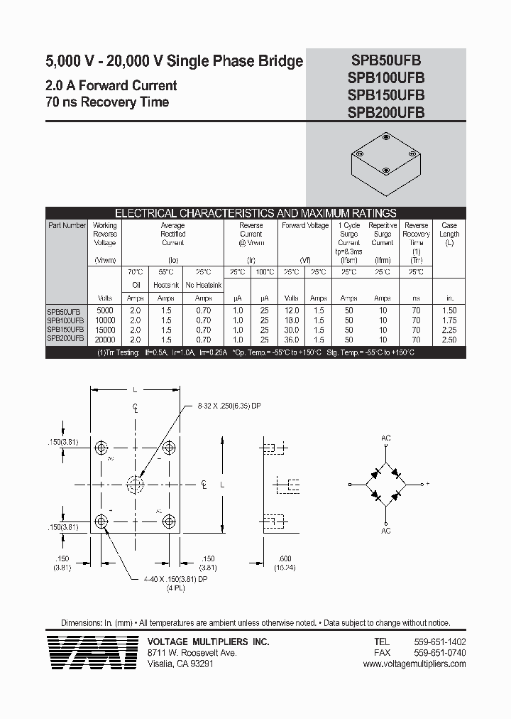 SPB200UFB_1108181.PDF Datasheet