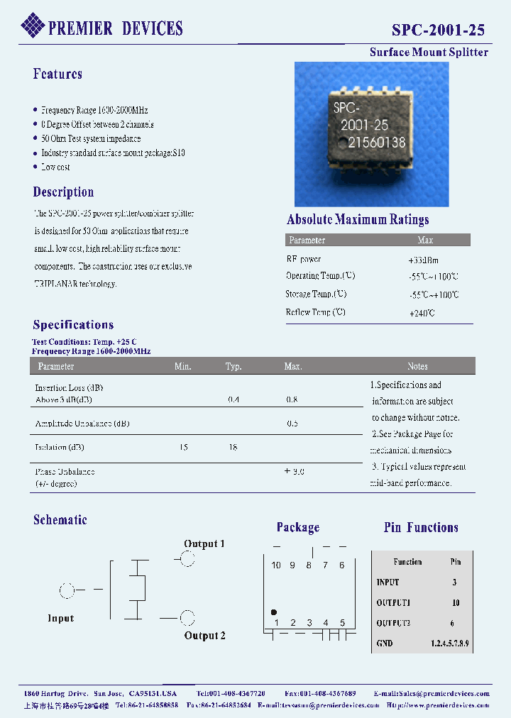 SPC-2001-25_1315341.PDF Datasheet