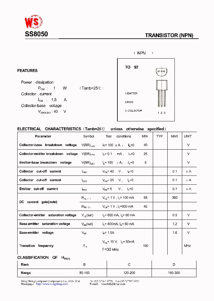 SS8050_1316558.PDF Datasheet