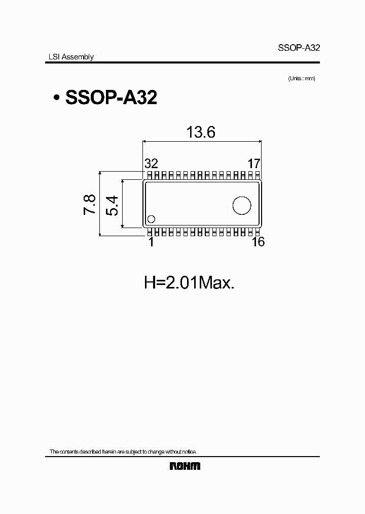 SSOP-A32_1316840.PDF Datasheet