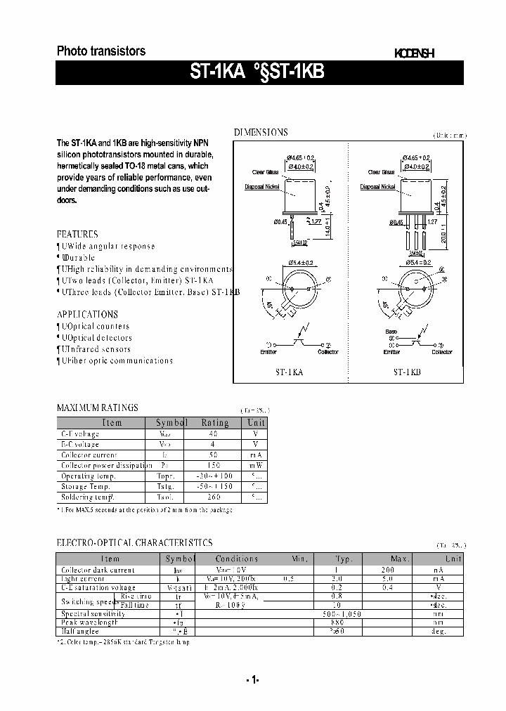 ST-1KB_1317307.PDF Datasheet