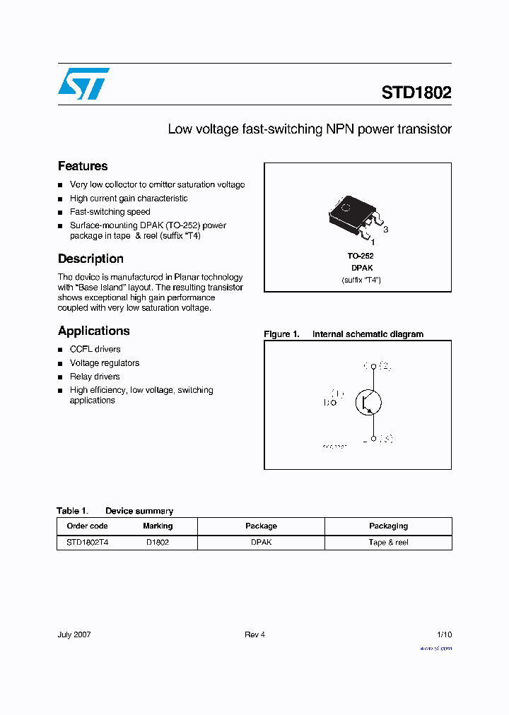 STD180207_1318028.PDF Datasheet