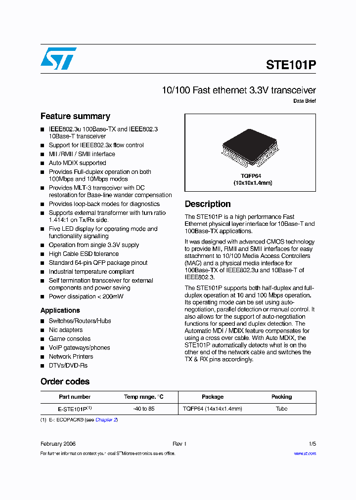 STE101P_1318141.PDF Datasheet