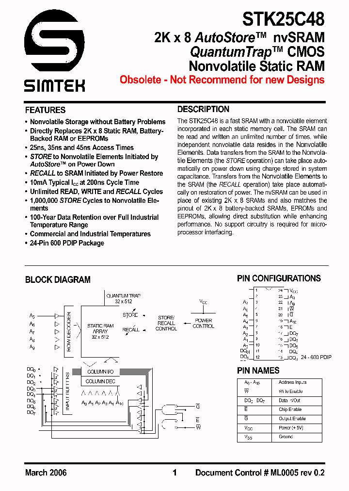 STK22C48-W45_1143714.PDF Datasheet