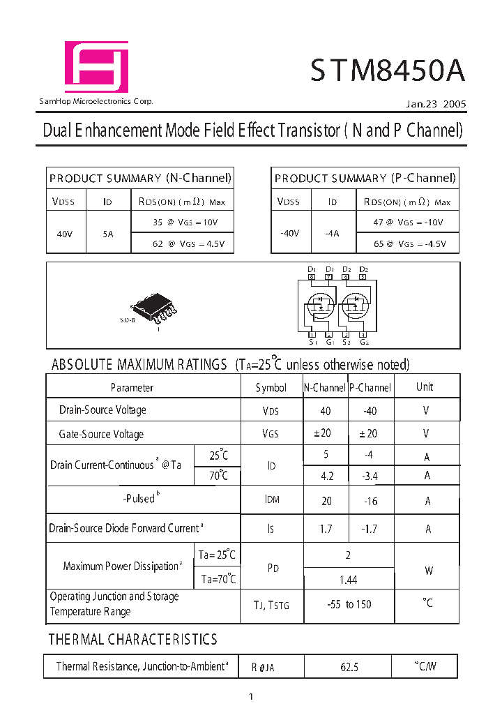 STM8450A_1318773.PDF Datasheet