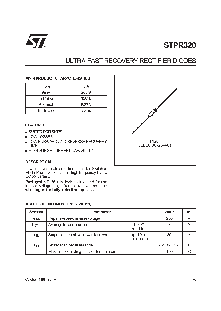 STPR320_1319150.PDF Datasheet