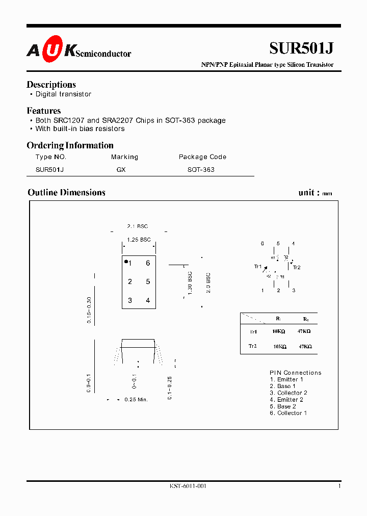 SUR501J_1319891.PDF Datasheet