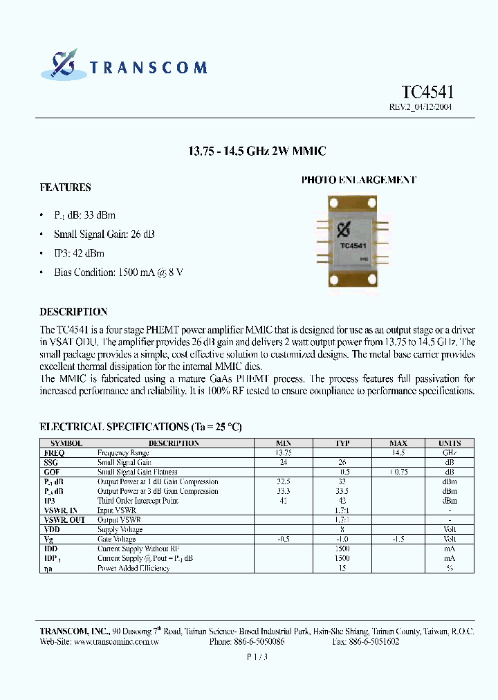 TC4541_1322160.PDF Datasheet