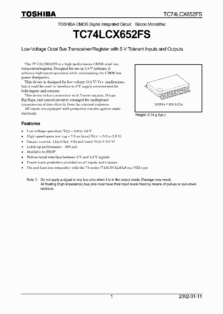 TC74LCX652FS_1322544.PDF Datasheet