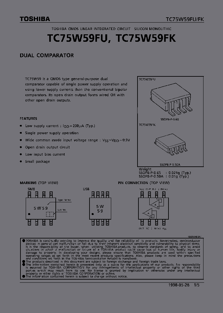 TC75W59FU_1142642.PDF Datasheet