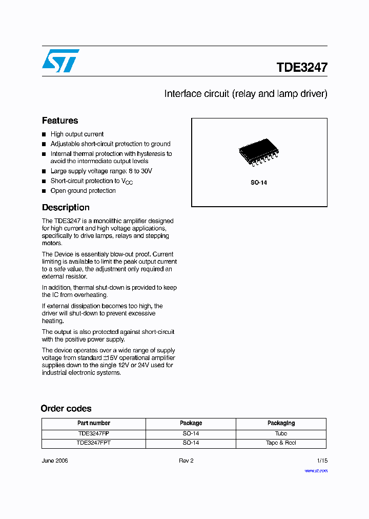 TDE3247FP_1105594.PDF Datasheet