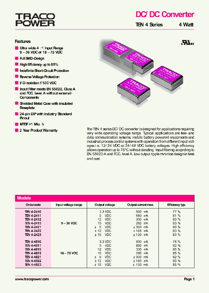 TEN4-4823_1324192.PDF Datasheet