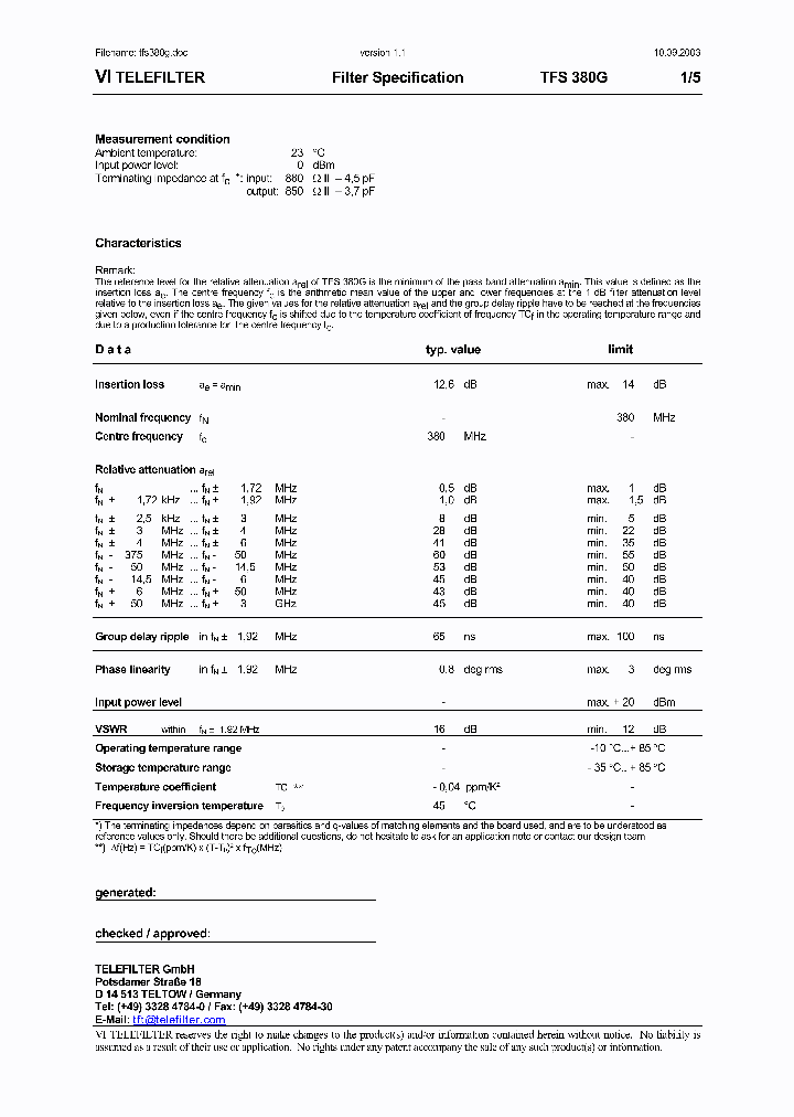 TFS380G_1324587.PDF Datasheet