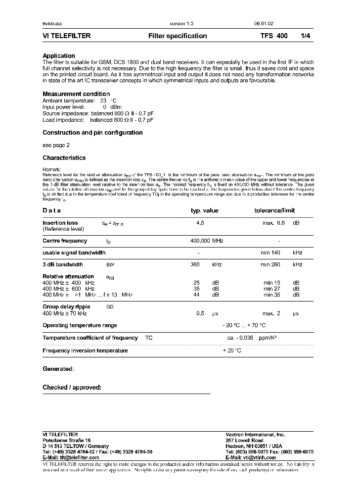 TFS400_1324591.PDF Datasheet