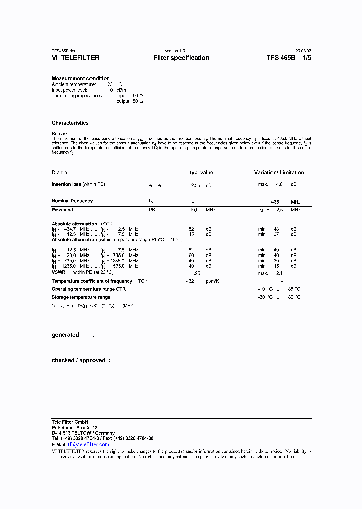 TFS465B_1324646.PDF Datasheet