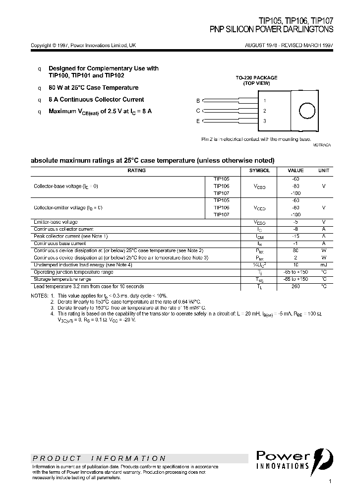 TIP107_1325208.PDF Datasheet