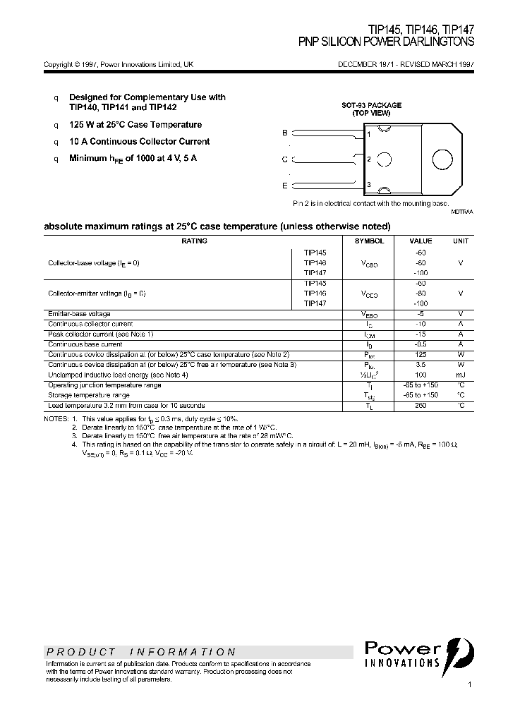 TIP147_1127214.PDF Datasheet