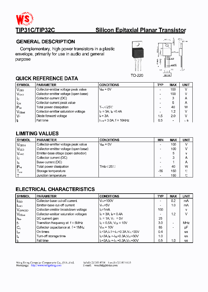 TIP32C_1325312.PDF Datasheet