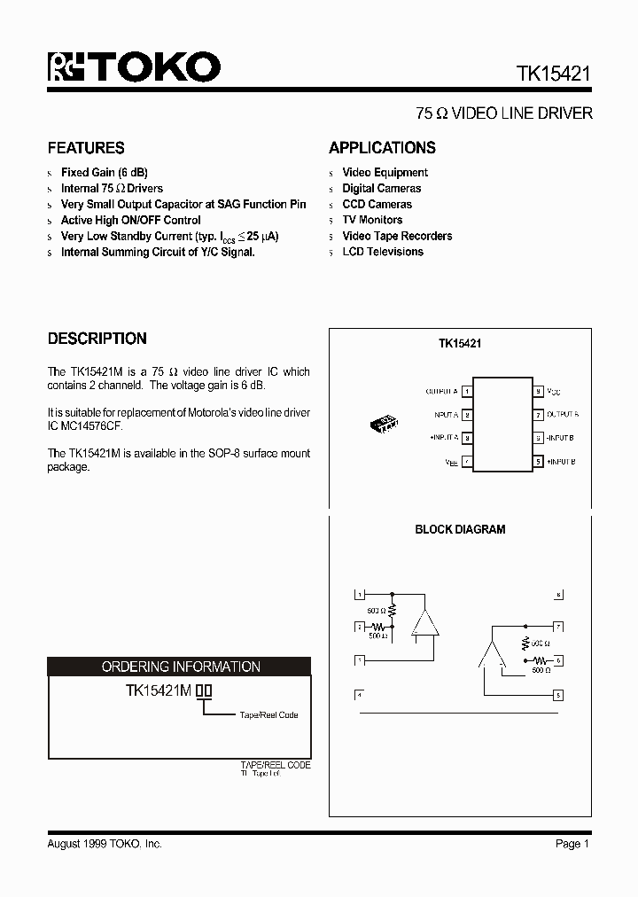 TK15421MTL421_1325592.PDF Datasheet