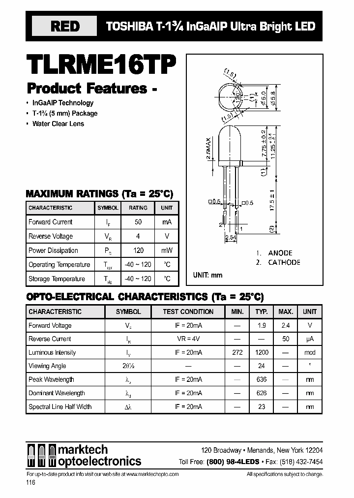 TLRME16TP_1326504.PDF Datasheet