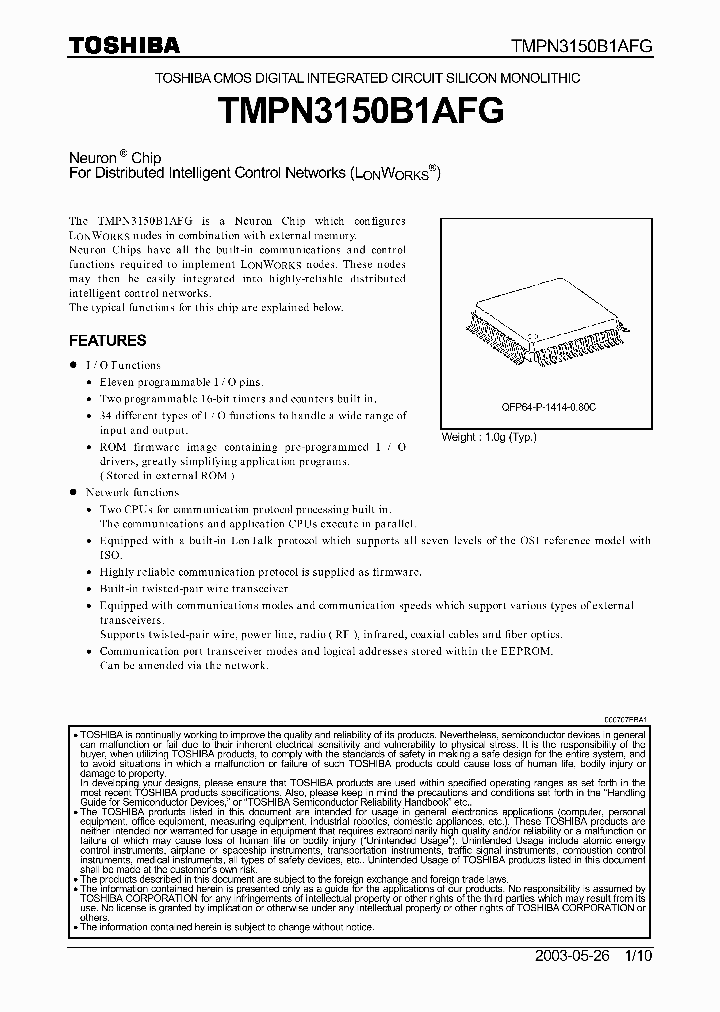 TMPN3150B1AFG_1120903.PDF Datasheet