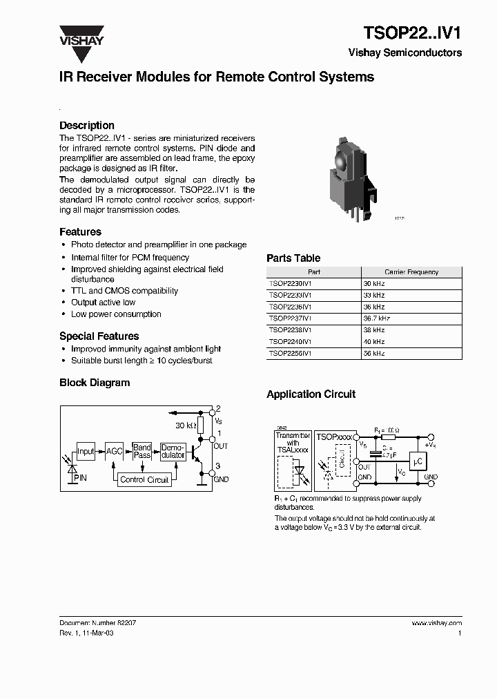 TSOP2256IV1_1329641.PDF Datasheet