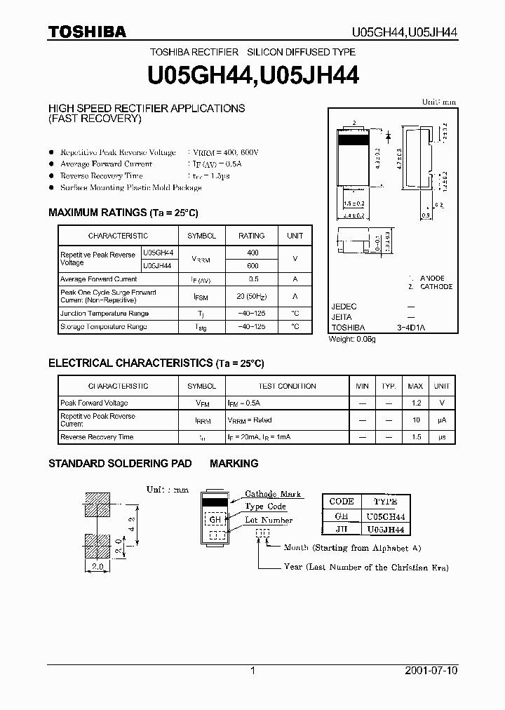 U05JH44_1330026.PDF Datasheet