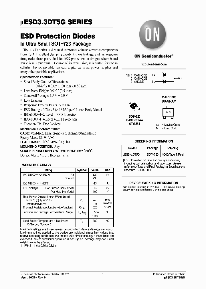 UESD50DT5G_1121139.PDF Datasheet