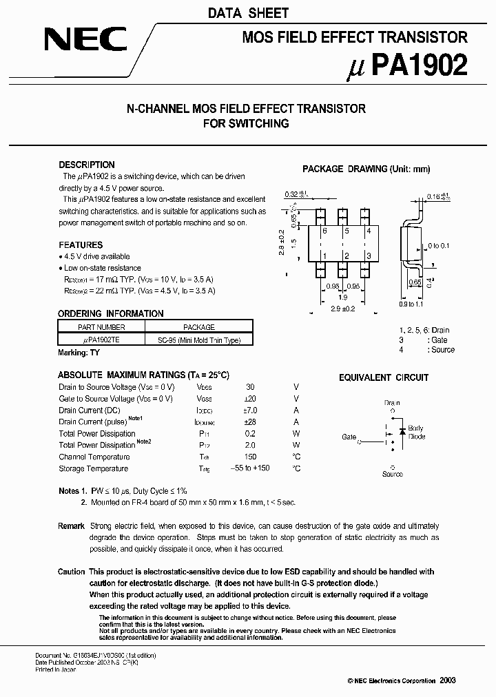 UPA1902TE_1048685.PDF Datasheet