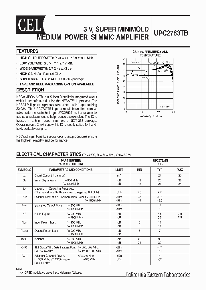 UPC2763TB-E3-A_1331967.PDF Datasheet