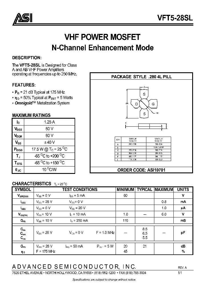 VFT5-28SL_1334346.PDF Datasheet