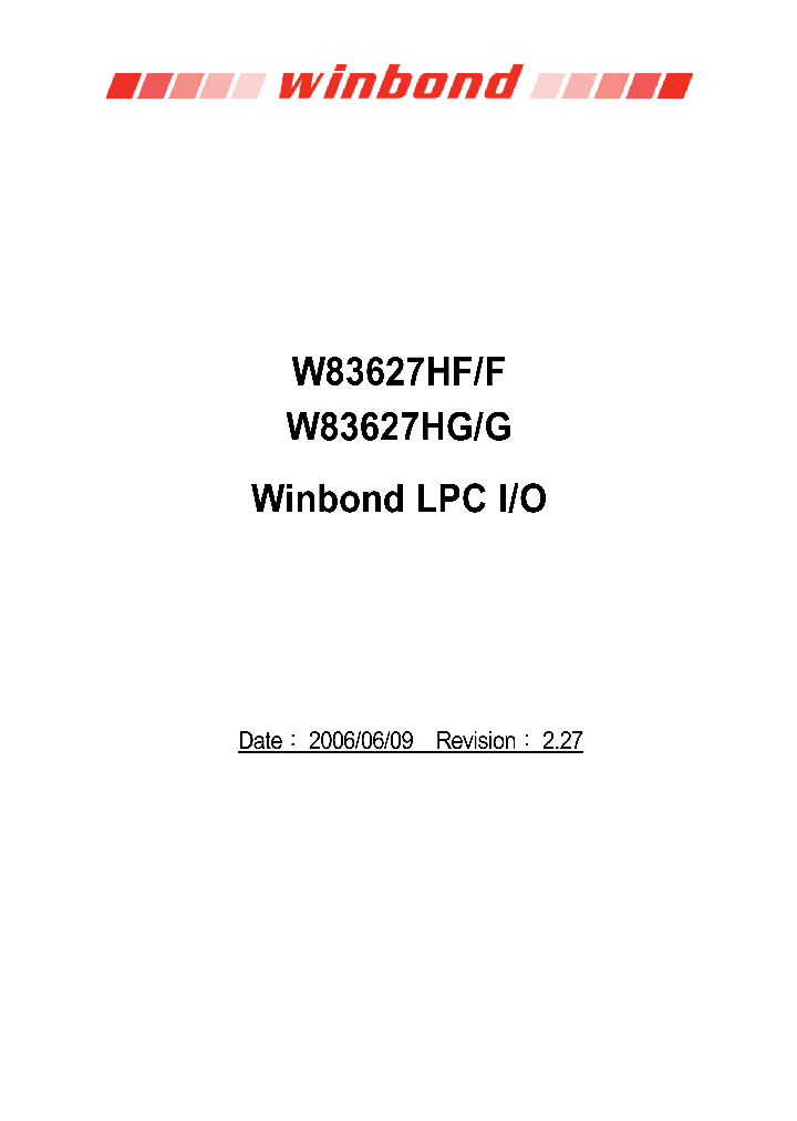 W83627F-AW_1132345.PDF Datasheet