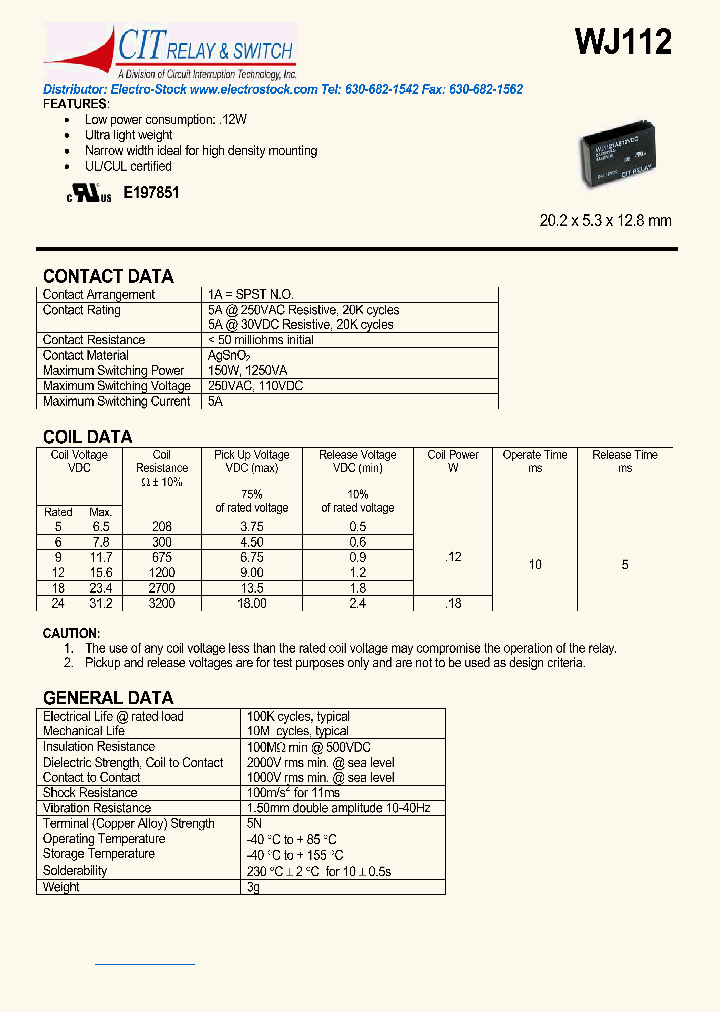 WJ1121AS9VDC_1336130.PDF Datasheet