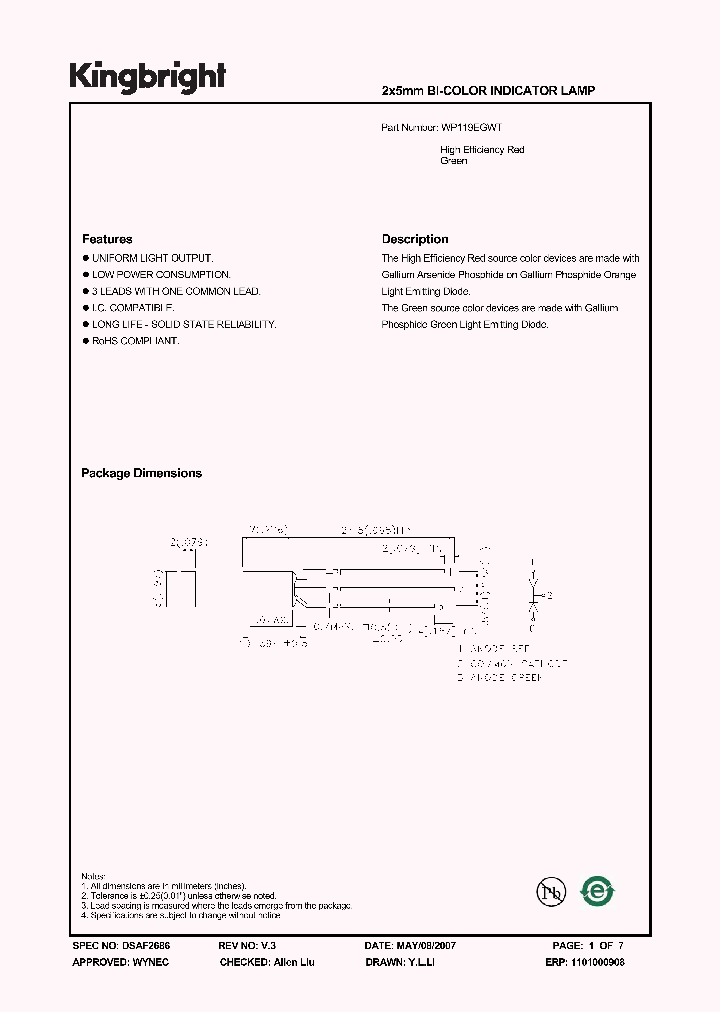 WP119EGWT_1137531.PDF Datasheet