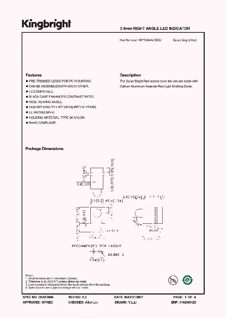 WP1384ALSRD_1336442.PDF Datasheet