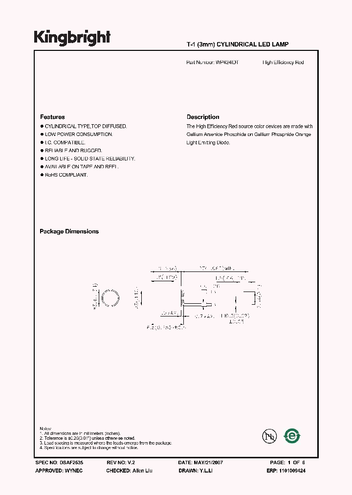 WP424IDT_1336550.PDF Datasheet