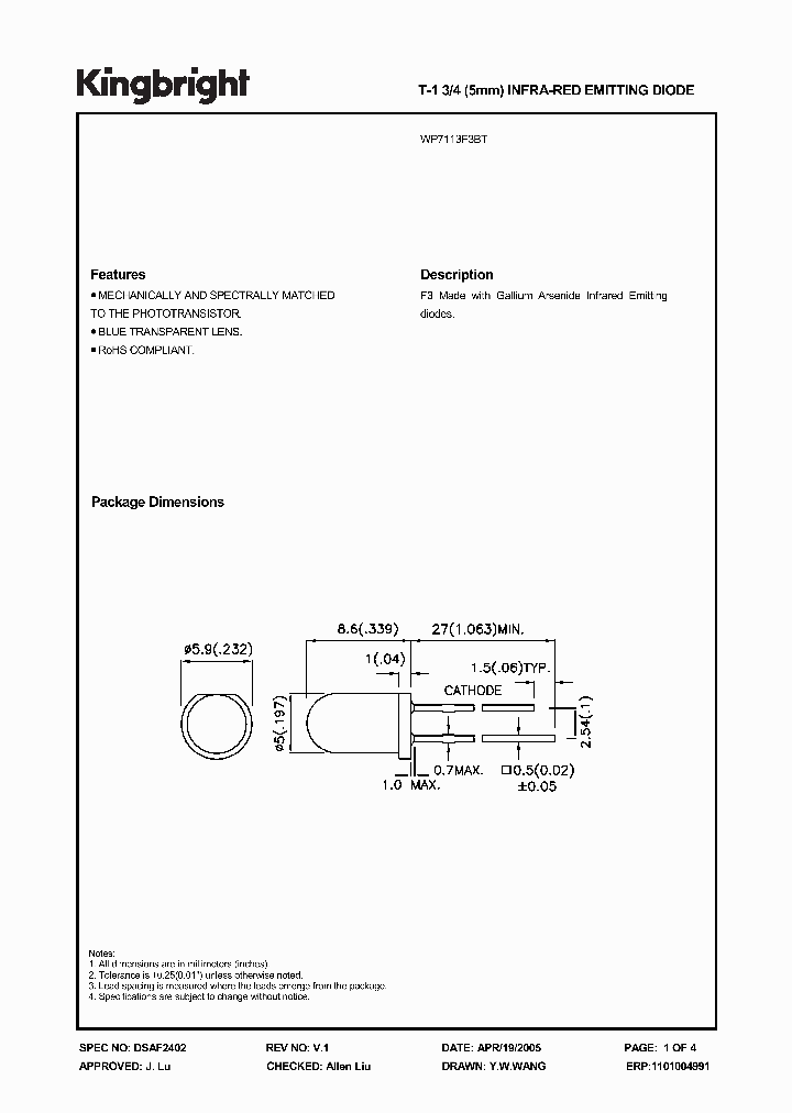 WP7113F3BT_1336657.PDF Datasheet