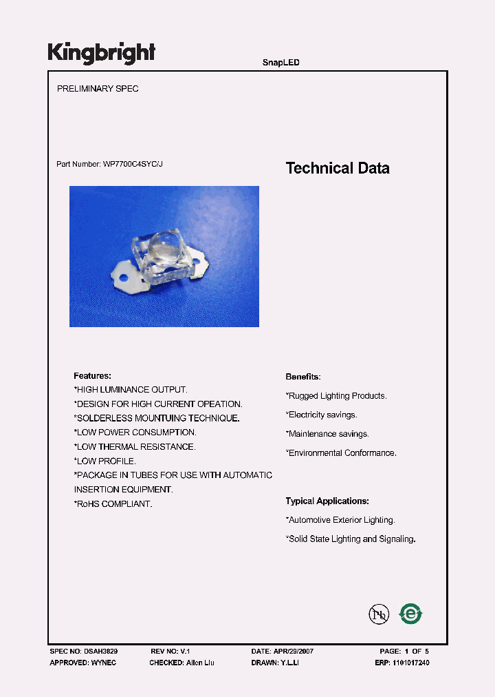 WP7700C4SYCJ_1336729.PDF Datasheet