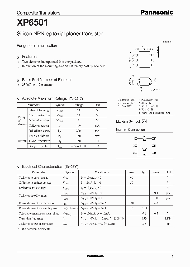 XP6501_1147161.PDF Datasheet