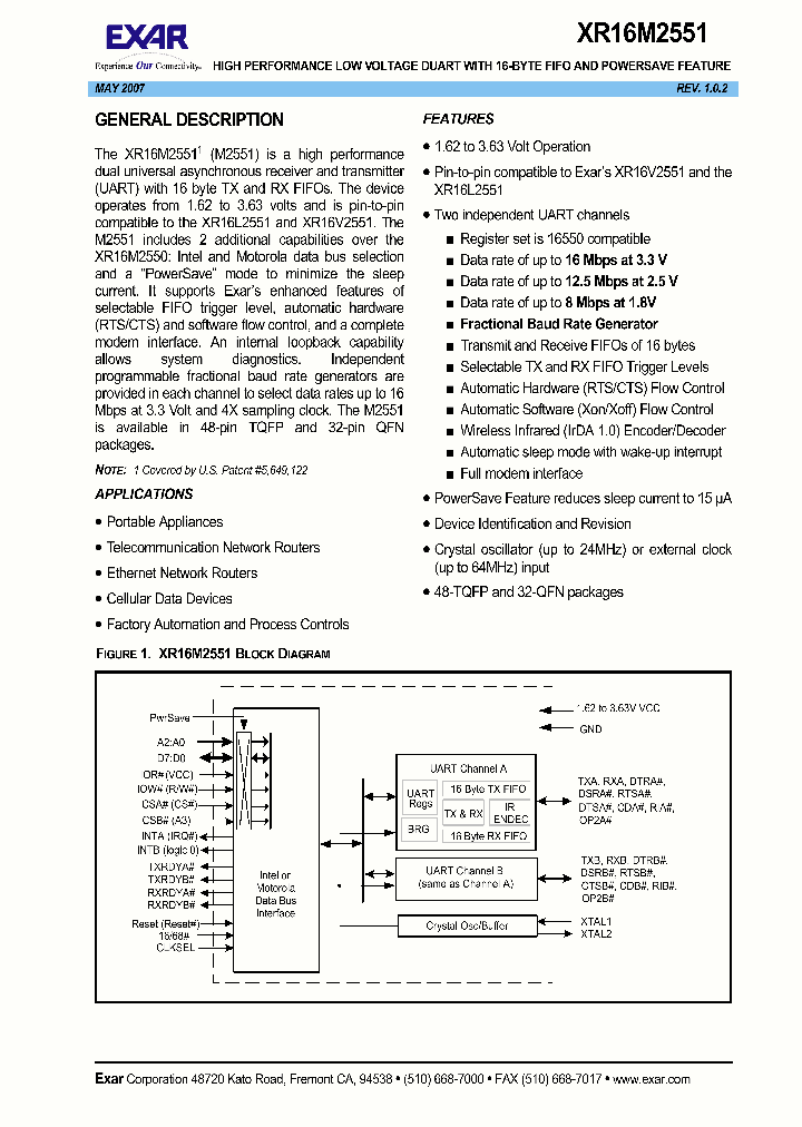 XR16M2551IM48_1338184.PDF Datasheet
