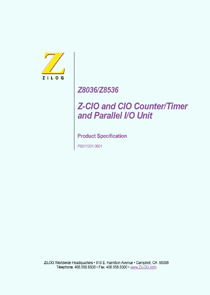 Z8036_1338826.PDF Datasheet